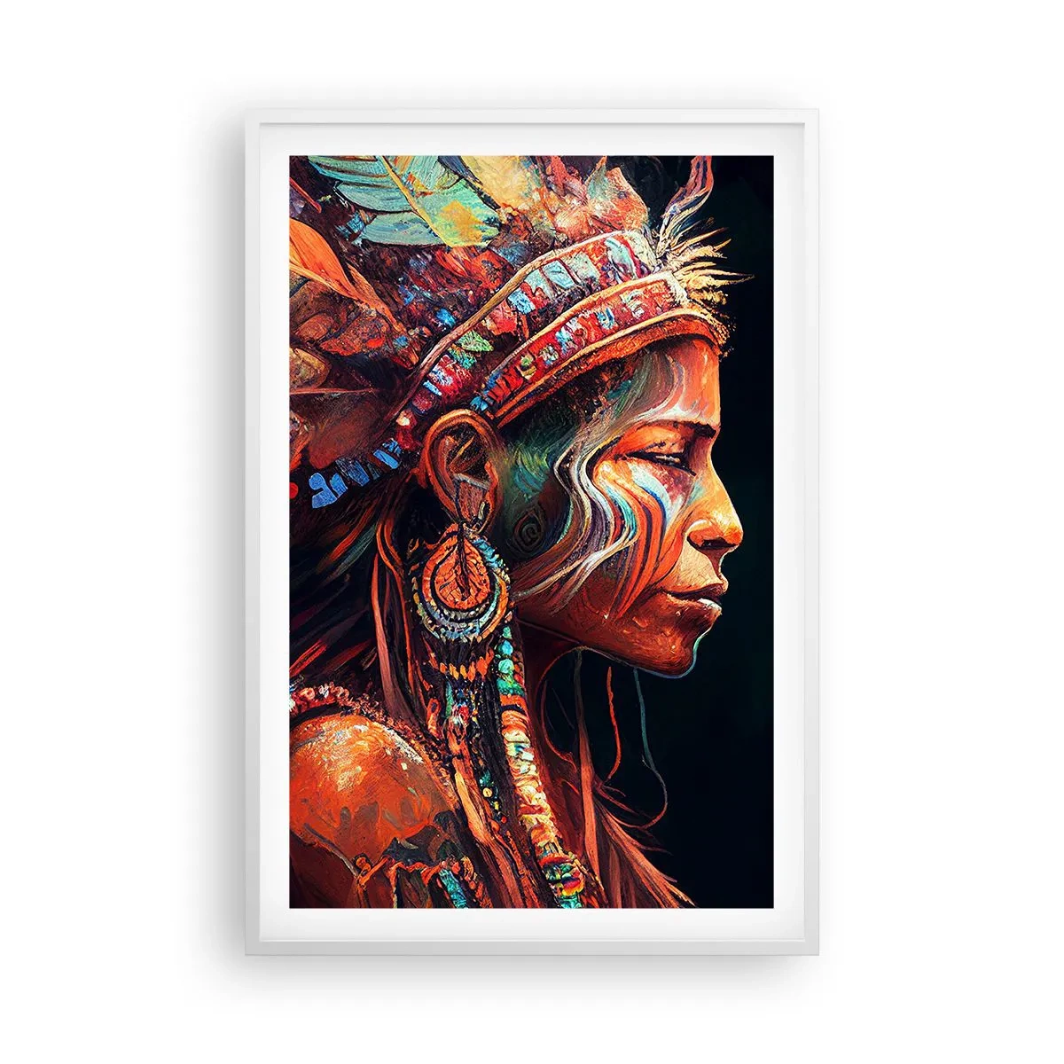 Affisch i vit ram - En magisk ritual - 61x91 cm