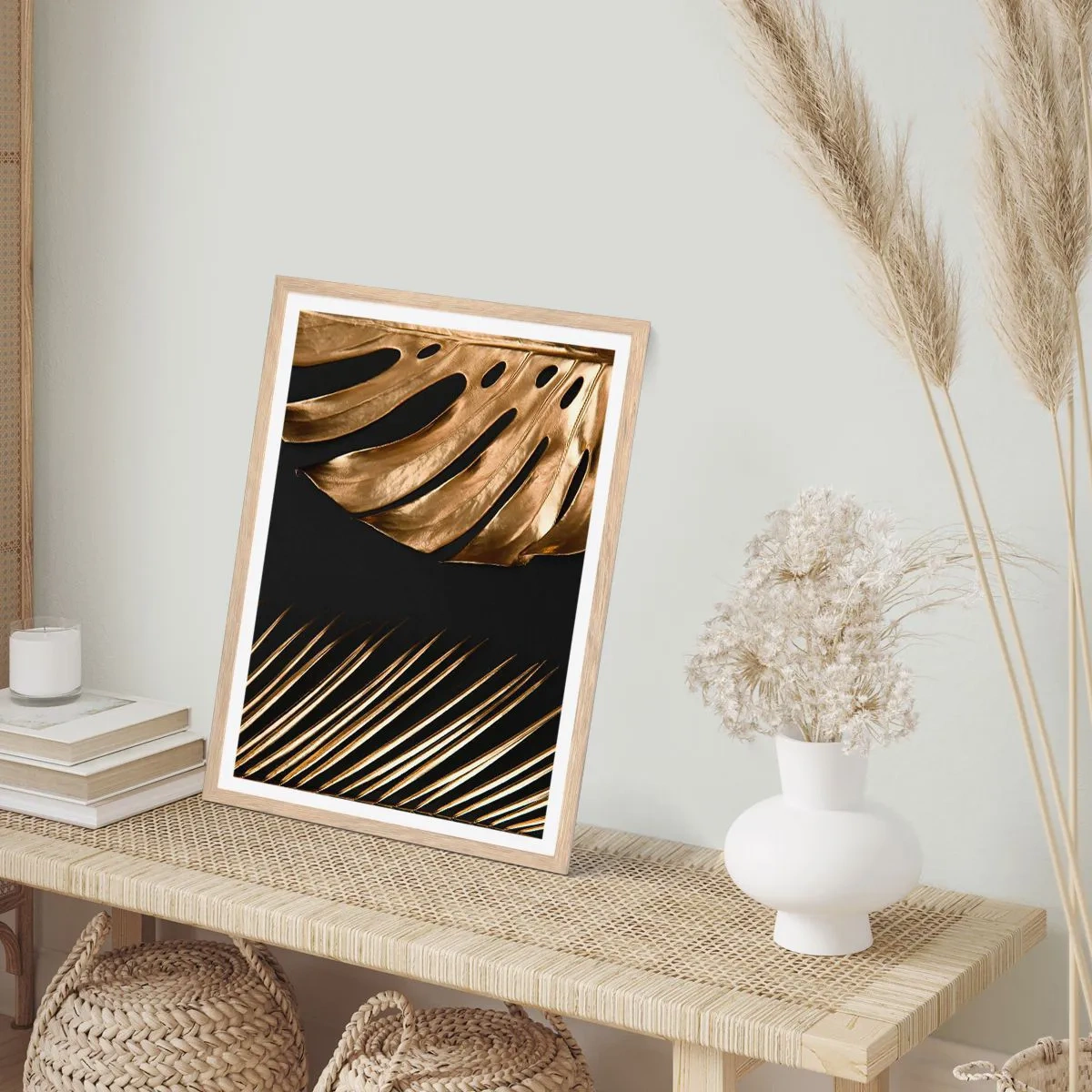 Affisch i ram av ljusek - Olika men lika dyra - 30x40 cm