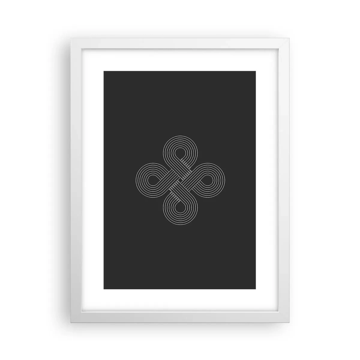 Affisch i vit ram - I keltisk anda - 30x40 cm