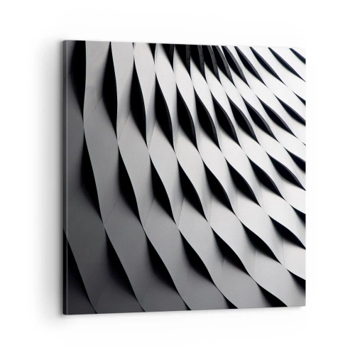 Canvastavla - Bild på duk - På vågornas yta - 60x60 cm