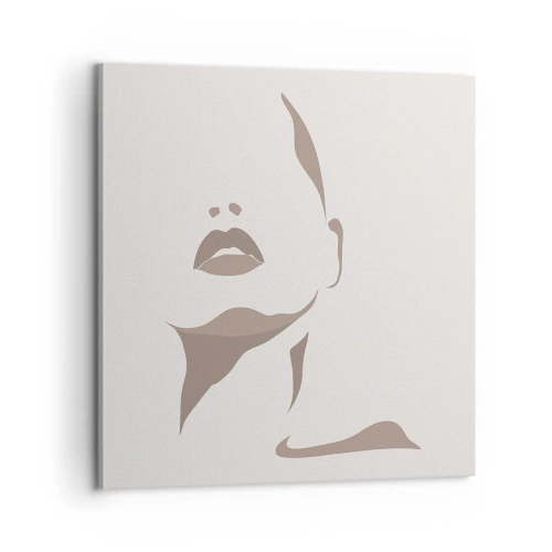 Canvastavla - Bild på duk - Skapad av ljus och skugga - 60x60 cm