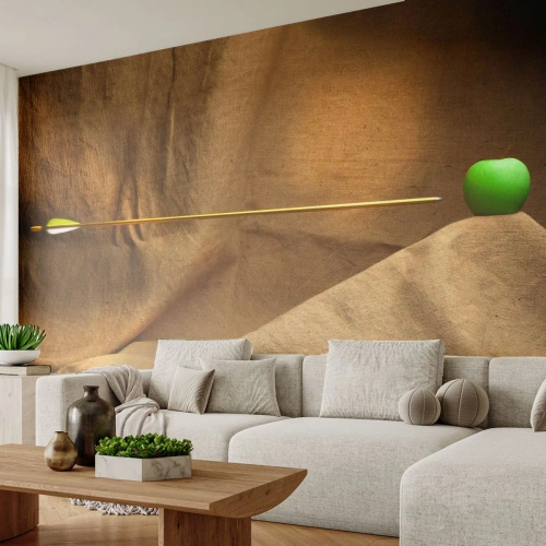 Fototapet Premium Canvas - Kalla Wilhelm Tells ande - Grafik, Abstraktion, Bågskytte pil - 200x140 cm