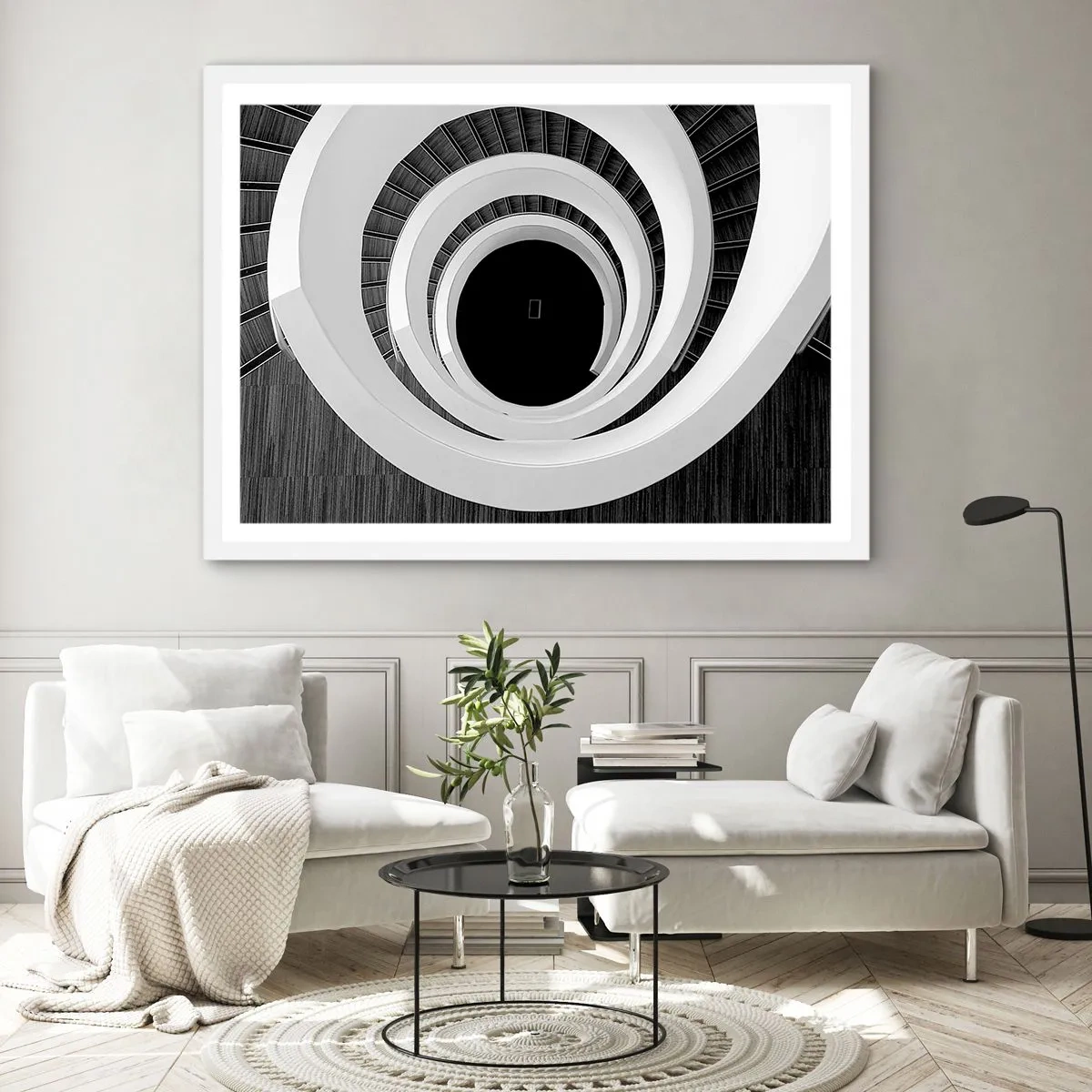 Affisch i vit ram - Till sakens kärna - 100x70 cm