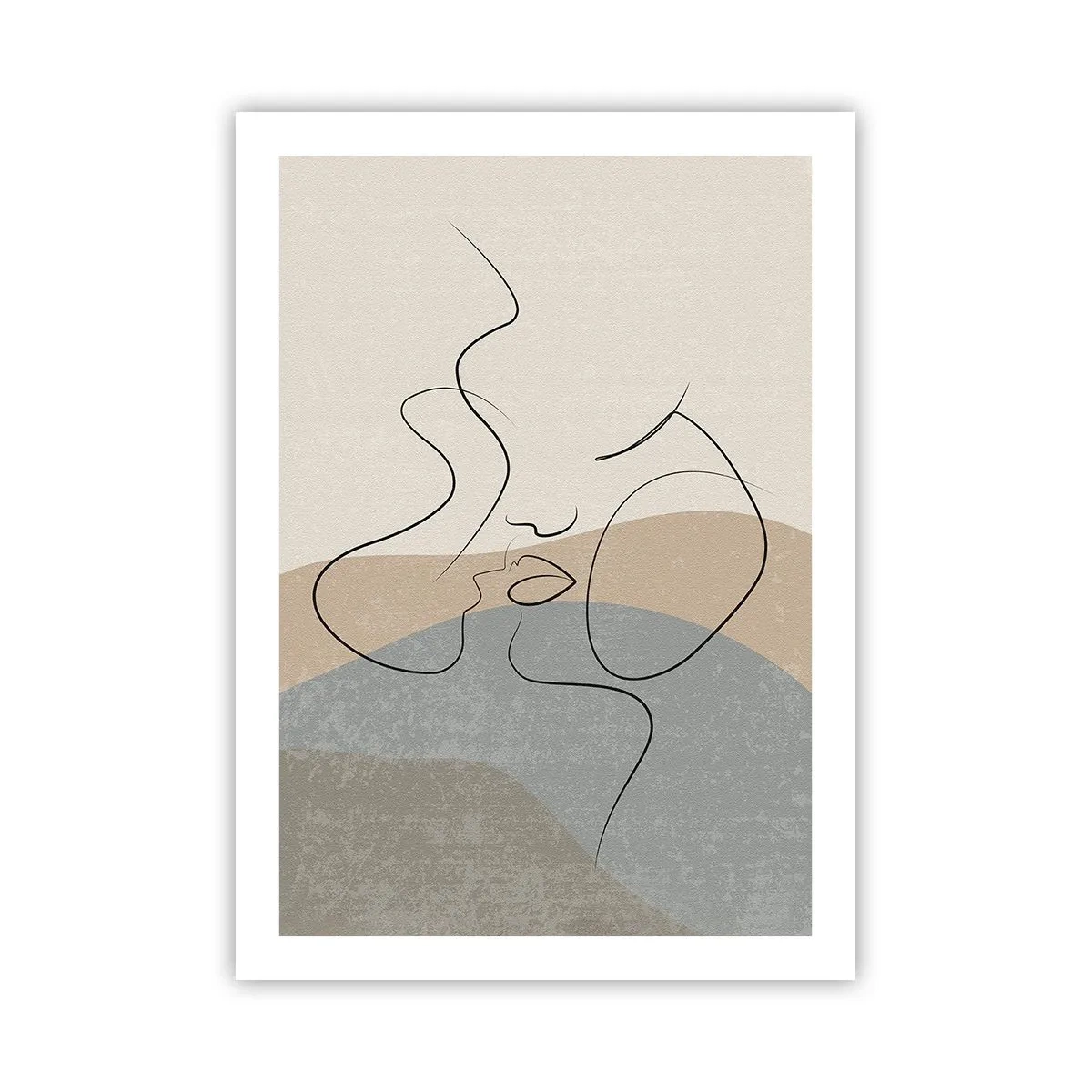Affisch - Beröra med pensel - 50x70 cm