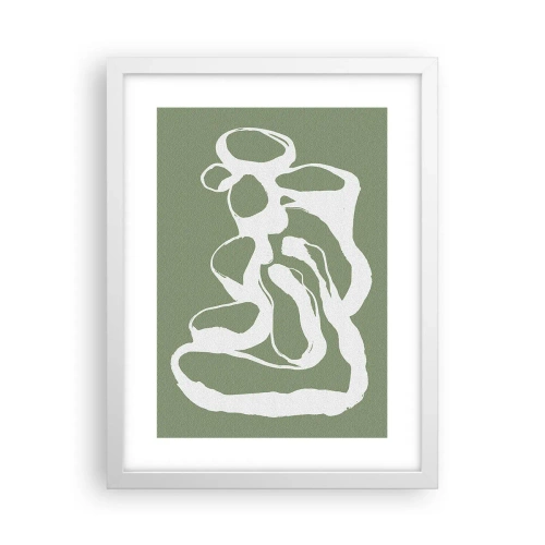 Affisch i vit ram - Rymdens kallelse - 30x40 cm