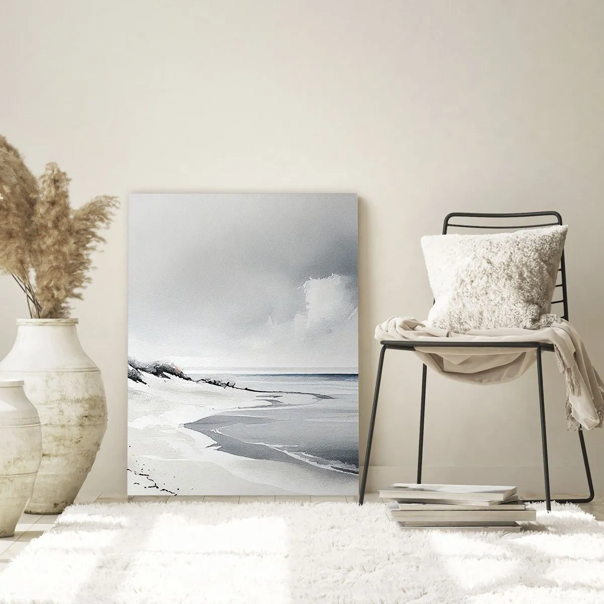 Glastavla - Bild på glas - Alltid tillsammans - 50x70 cm