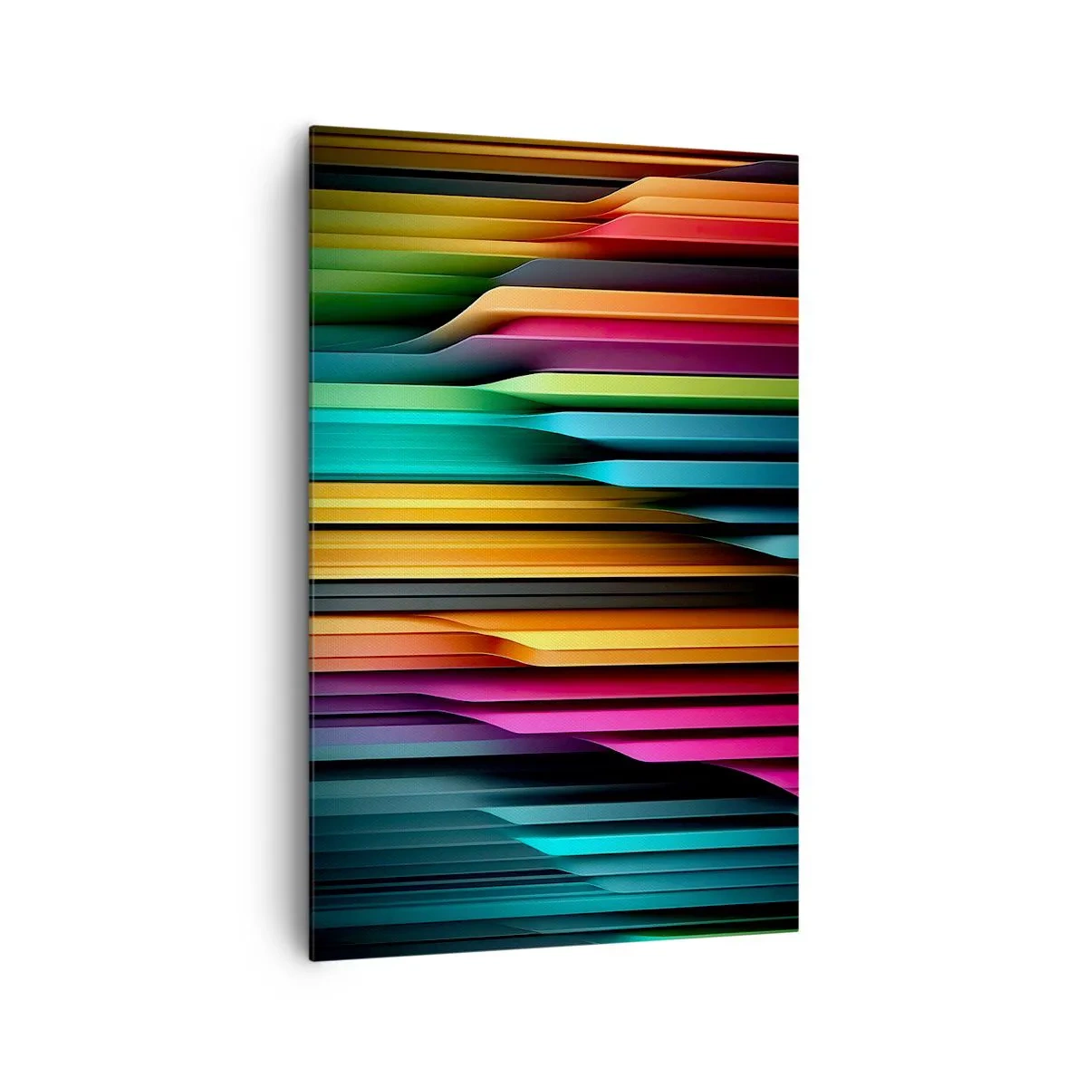 Canvastavla - Bild på duk - Lysande orgel - 80x120 cm