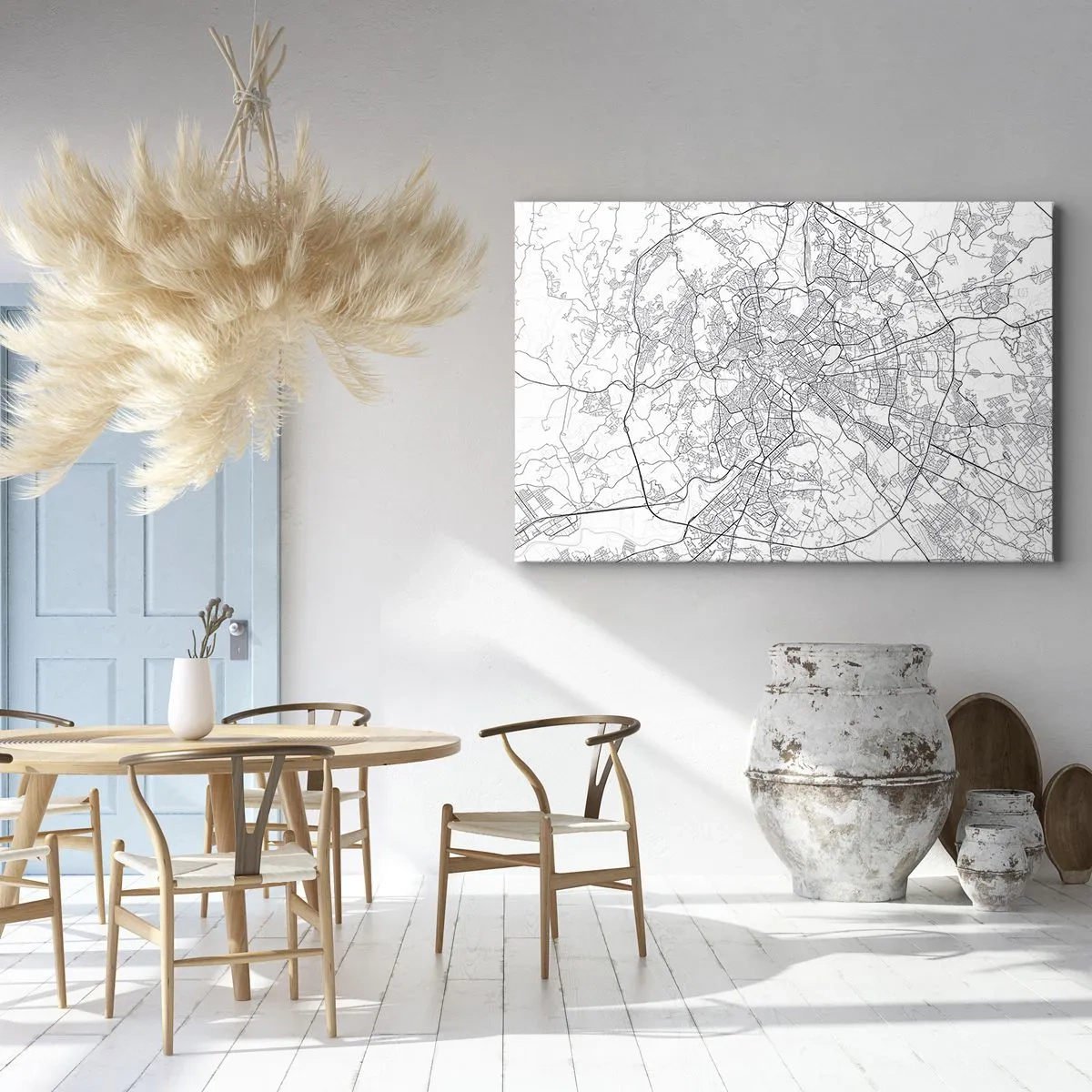 Canvastavla - Bild på duk - Romersk ring - 100x70 cm