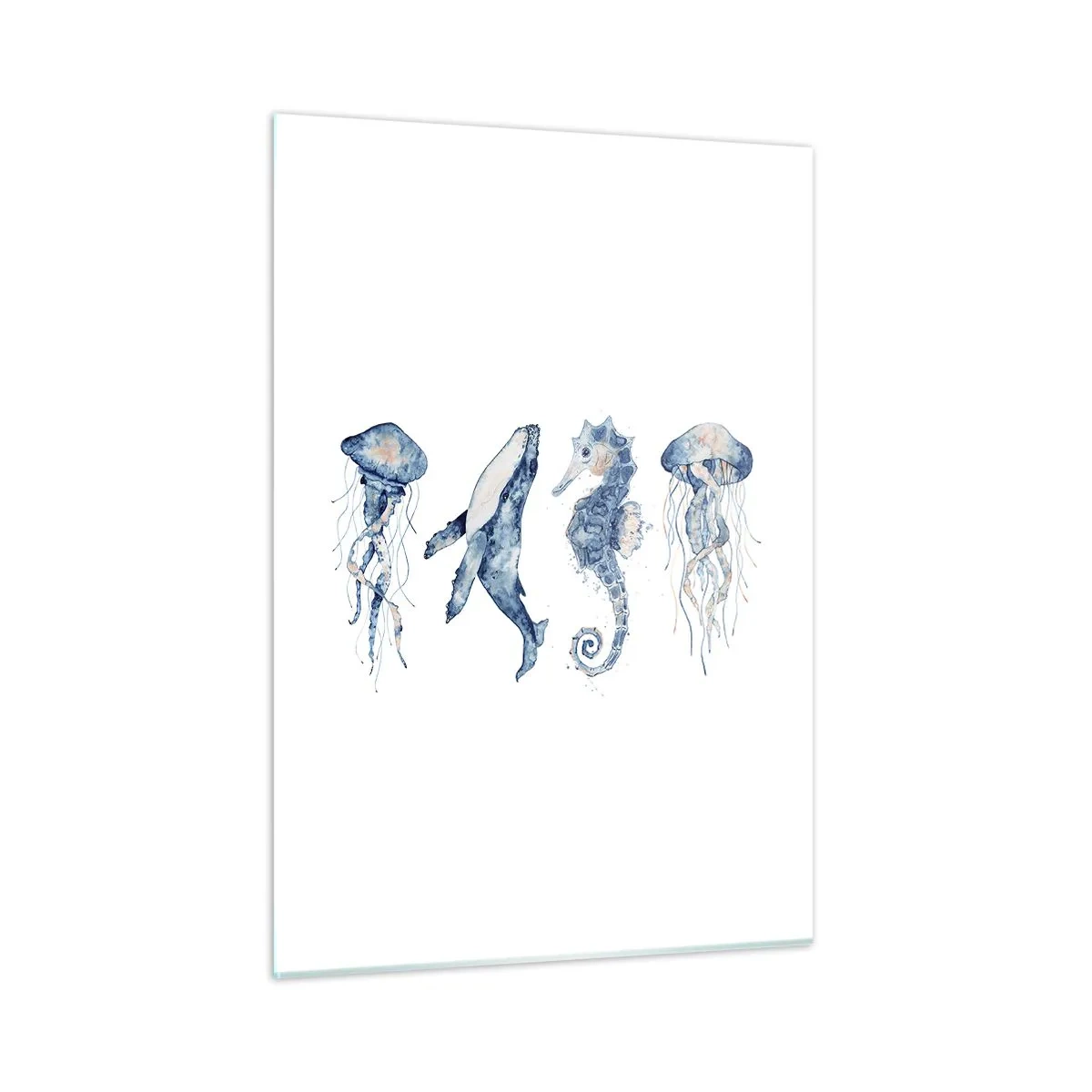 Glastavla - Bild på glas - Havets under - 50x70 cm