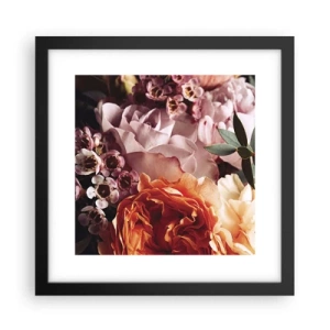 Affisch i svart ram - Omgärdade av skönhet - 30x30 cm