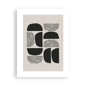 Affisch - Arrangemang med halvor - 30x40 cm