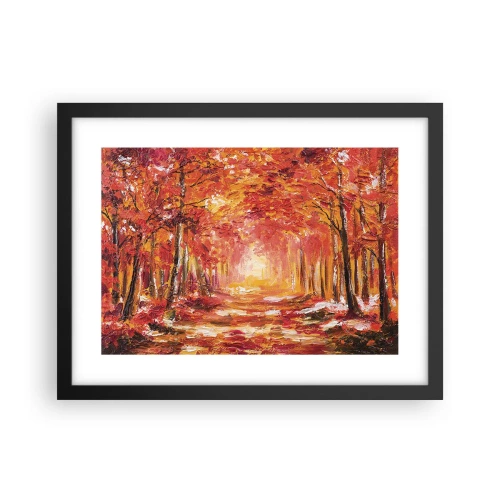 Affisch i svart ram - Kopparskog - 40x30 cm