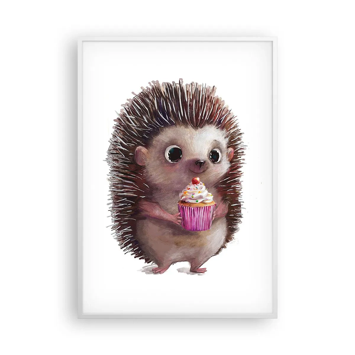 Affisch i vit ram - Varje dag är helgdag - 70x100 cm