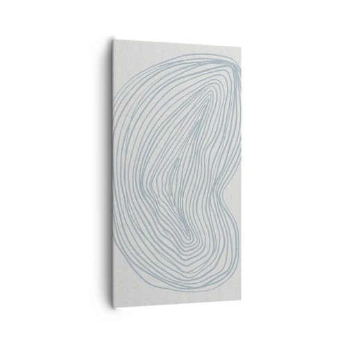 Canvastavla - Bild på duk - Droppens leende - 65x120 cm