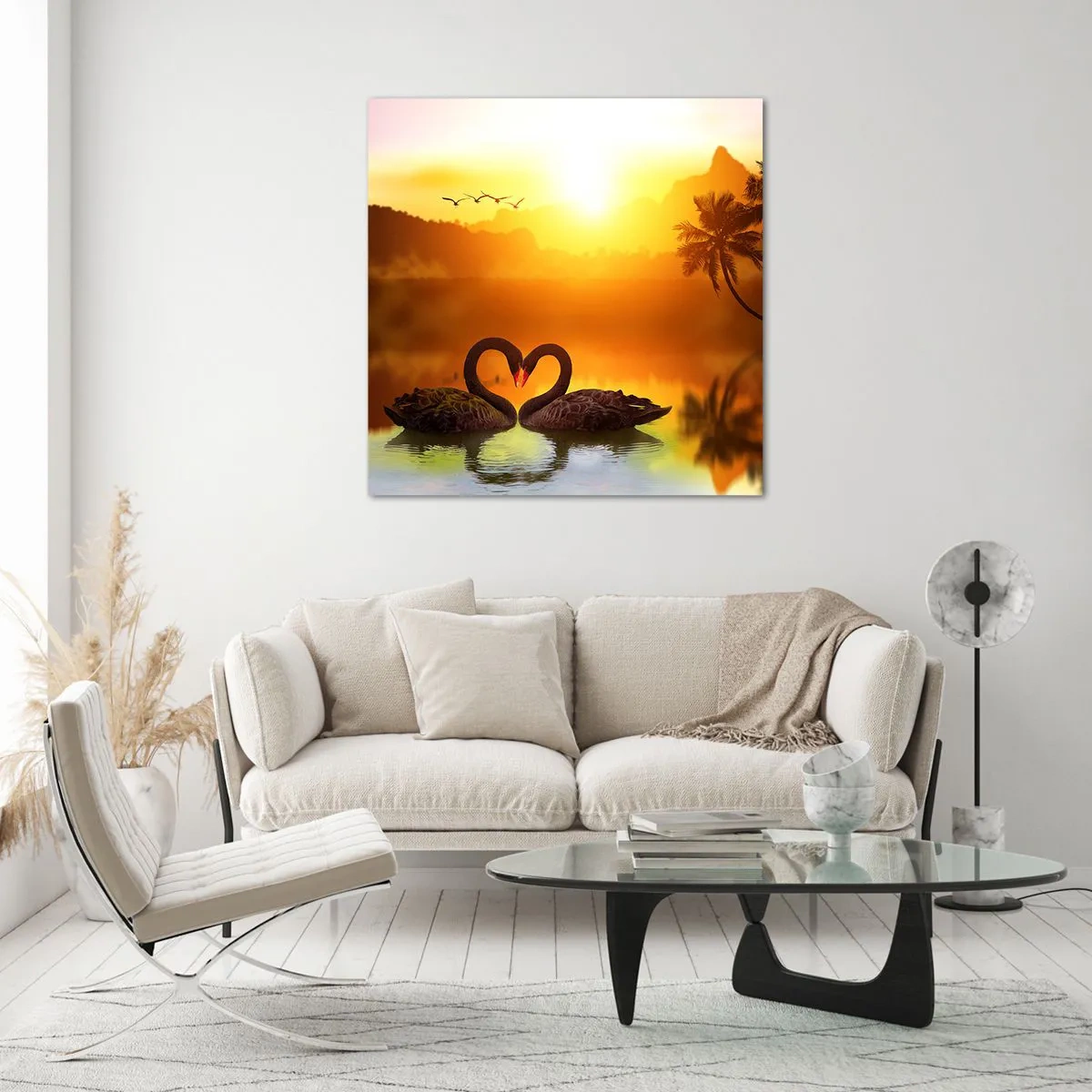 Glastavla - Bild på glas - Allt parat - 60x60 cm