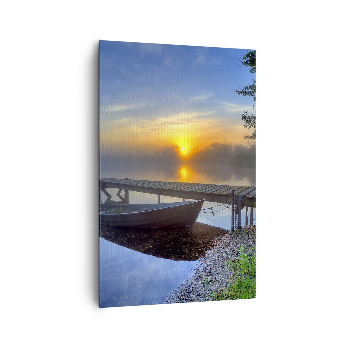Canvastavla - Bild på duk - Det vanliga förvandlas till det magiska - 80x120 cm