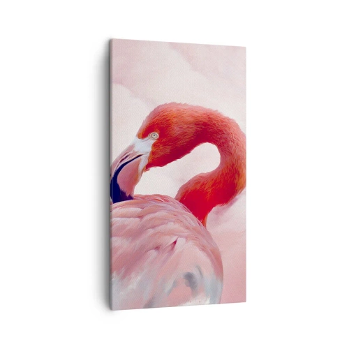 Canvastavla - Bild på duk - Fågelns skönhet - 45x80 cm