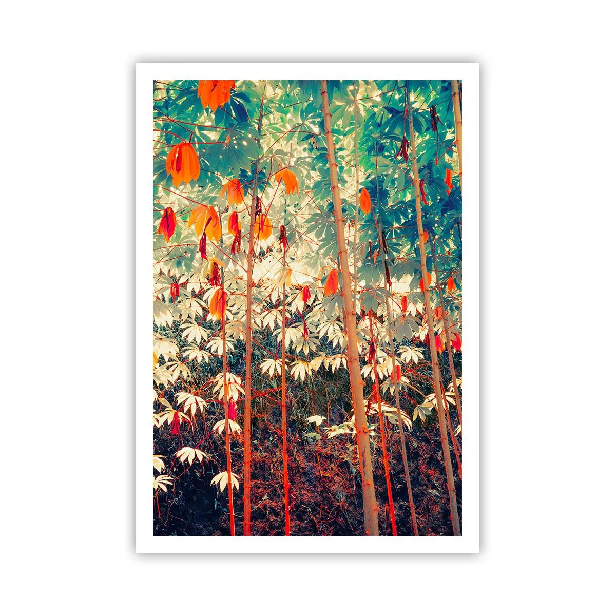 Affisch - Lövbladens hemlighetsfulla liv - 70x100 cm