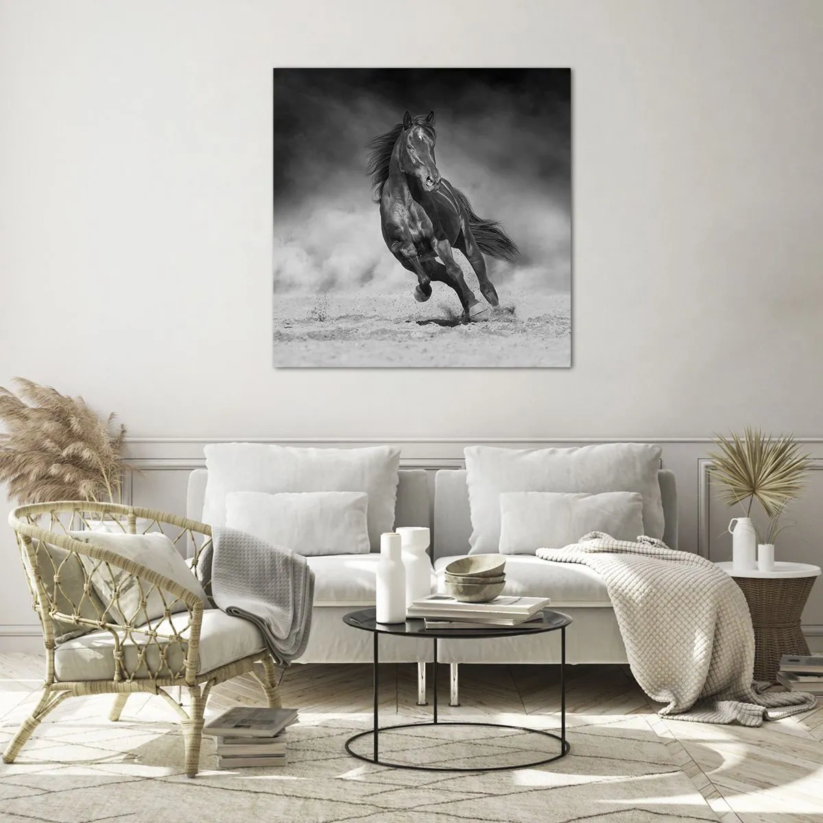 Glastavla - Bild på glas - Värd själva emiren - 70x70 cm