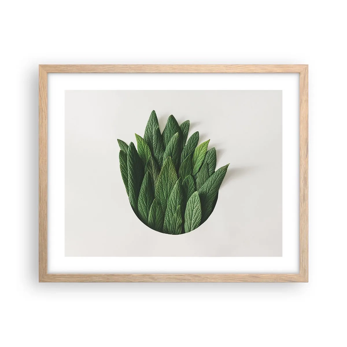 Affisch i ram av ljusek - Ostoppbar nyfikenhet - 50x40 cm