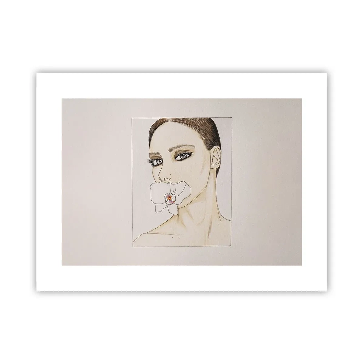 Affisch - Elegansens och skönhetens symbol - 40x30 cm