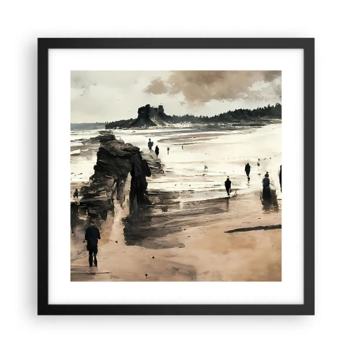 Affisch i svart ram - Framkallade - 40x40 cm