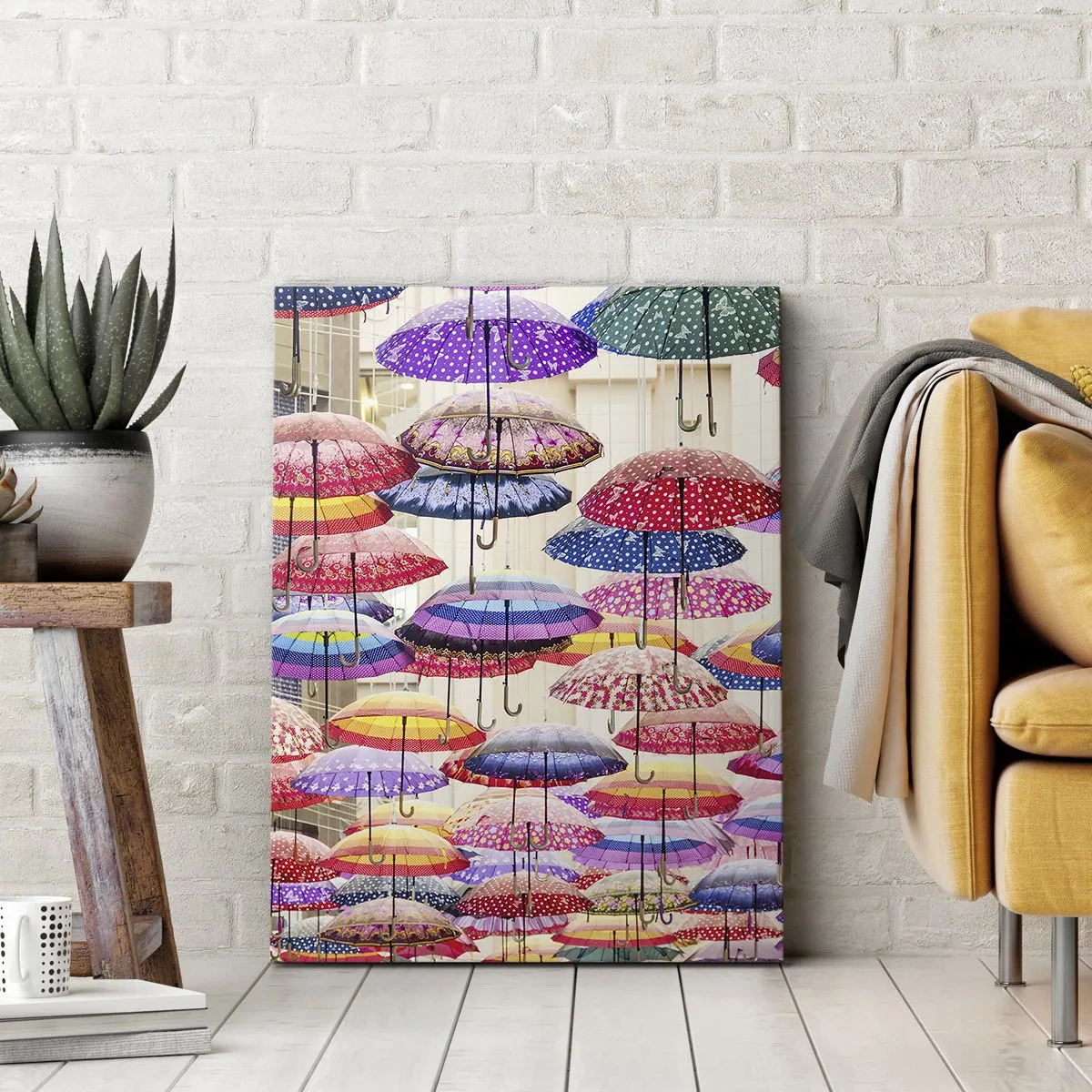 Canvastavla - Bild på duk - Stadsäng - 45x80 cm