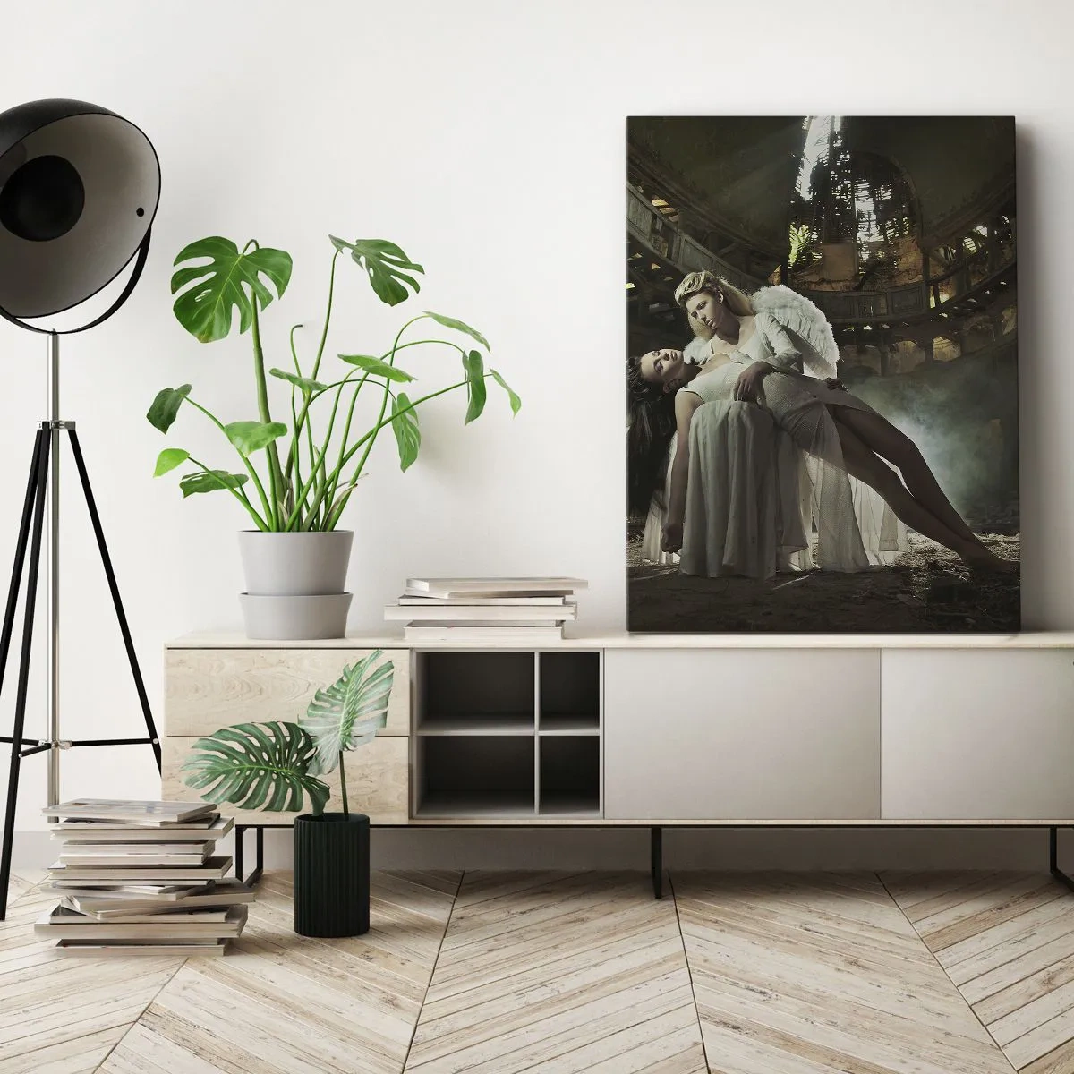 Canvastavla - Bild på duk - Gamla teaterns anda - 50x70 cm