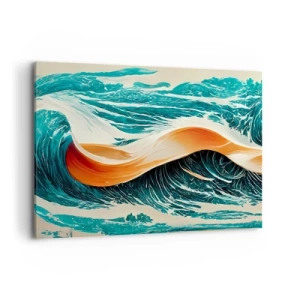 Canvastavla - Bild på duk - Surfarens dröm - 120x80 cm