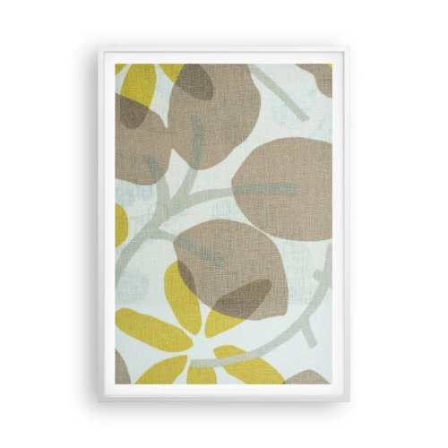 Affisch i vit ram - Komposition i solskenet - 70x100 cm