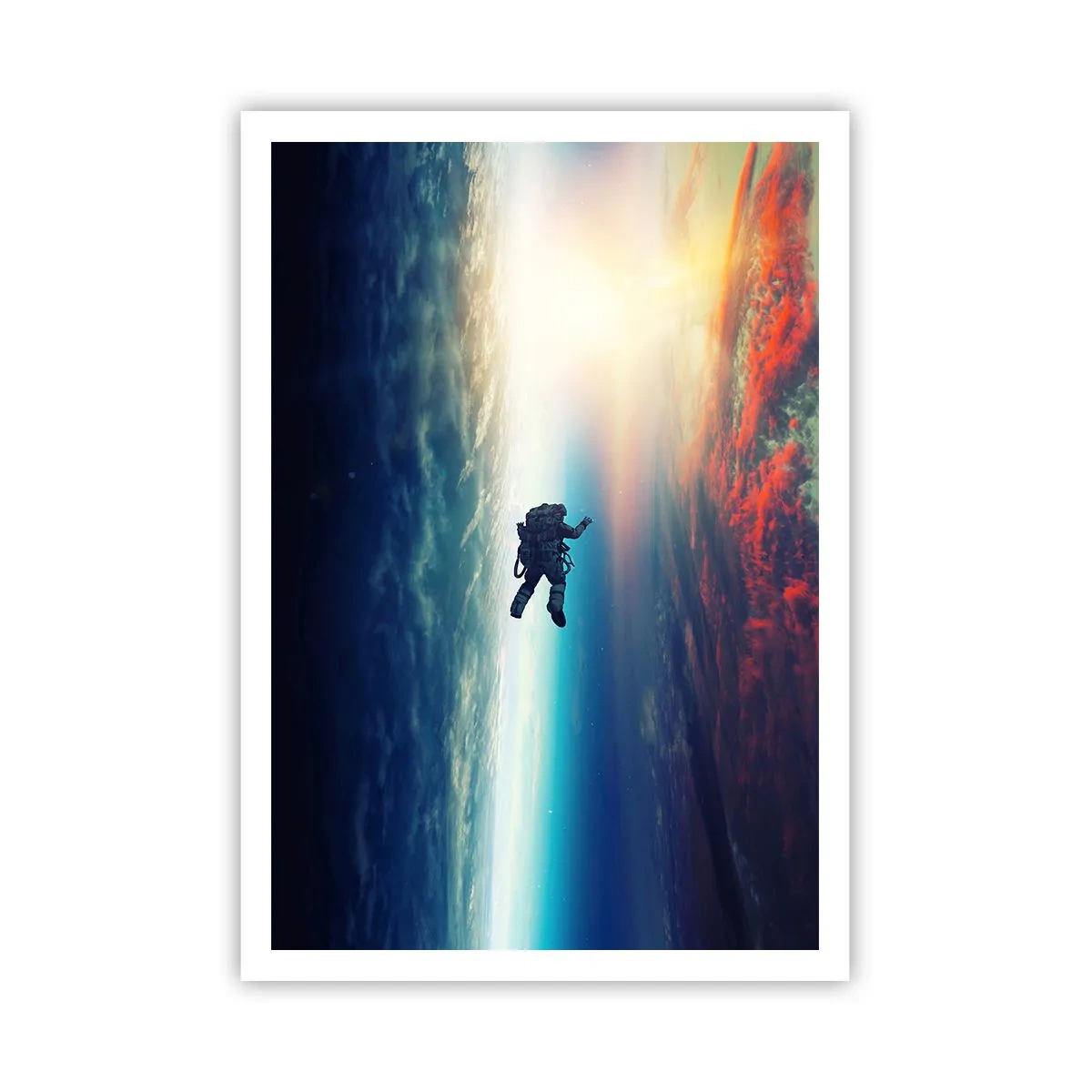 Affisch - Stå emot universumet - 70x100 cm