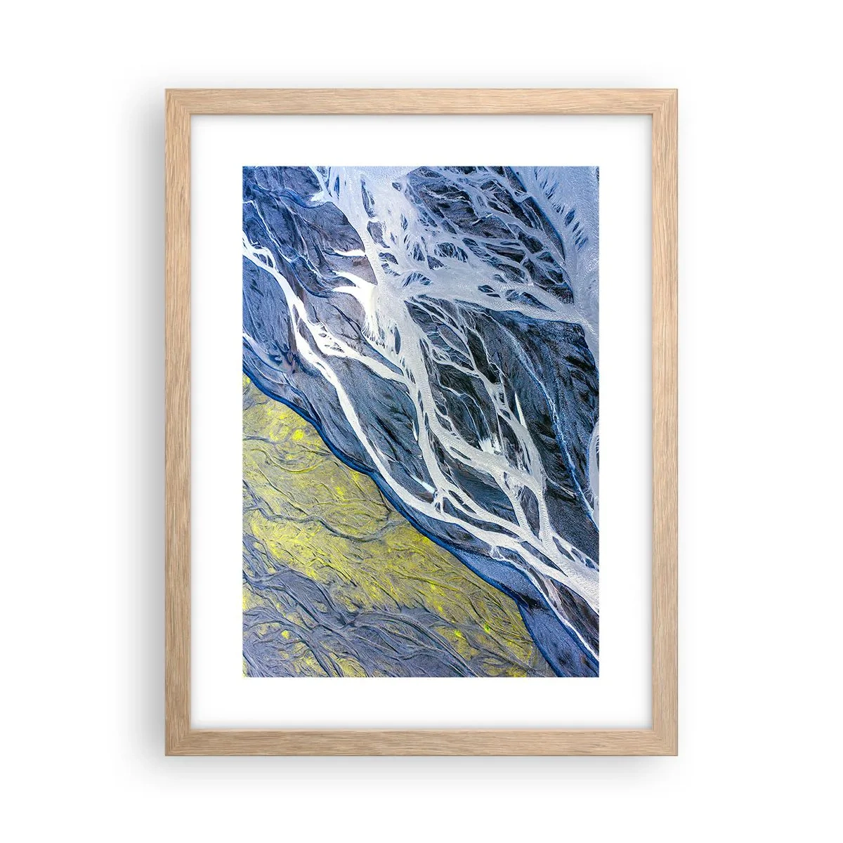 Affisch i ram av ljusek - Naturens grottmålningar - 30x40 cm