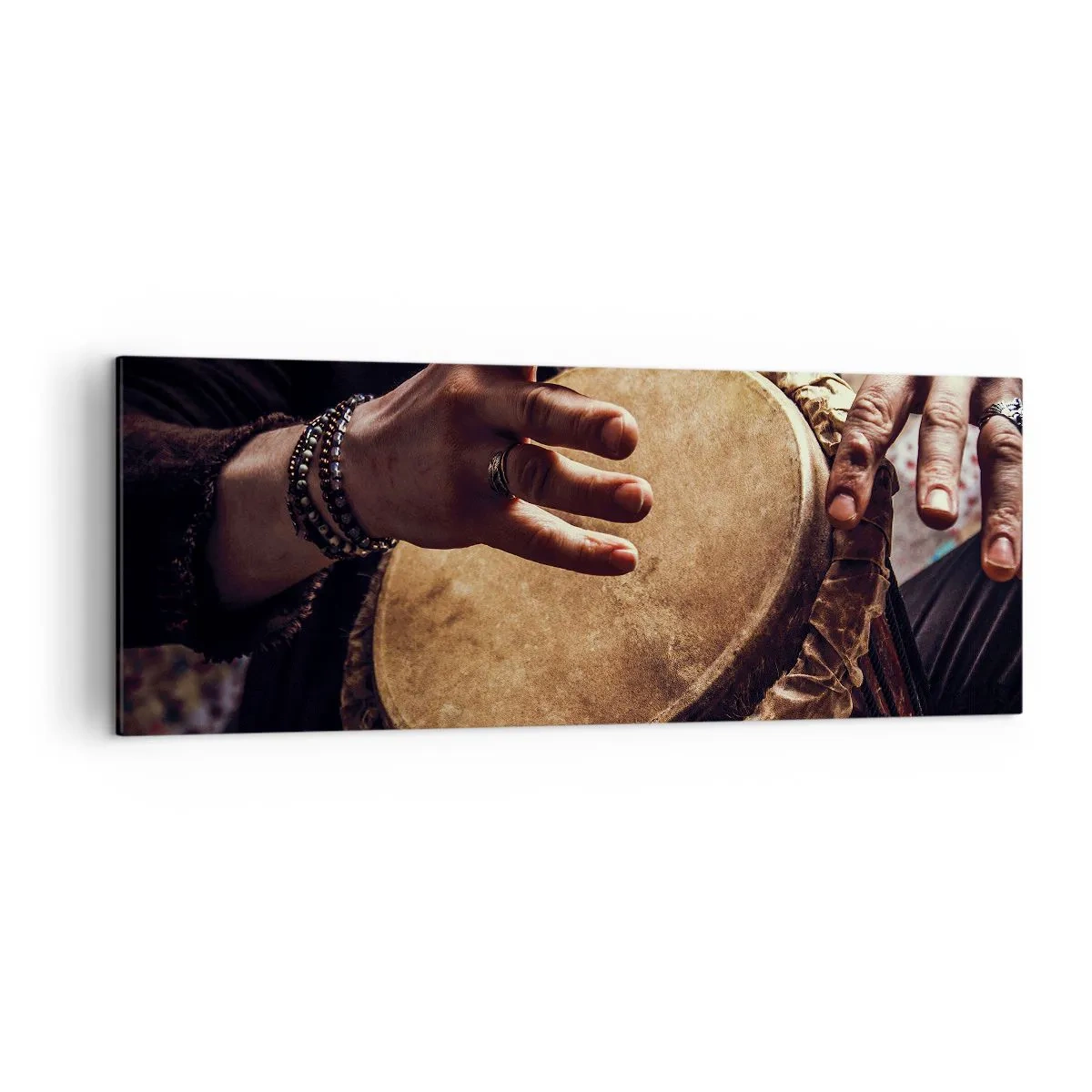 Canvastavla - Bild på duk - I hjärtats takt - 140x50 cm