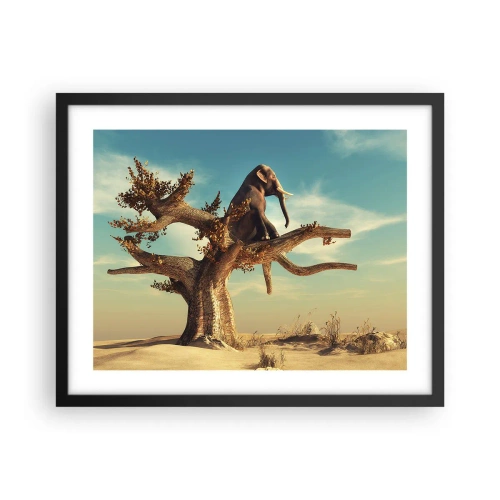 Affisch i svart ram - Ny synvinkel - 50x40 cm