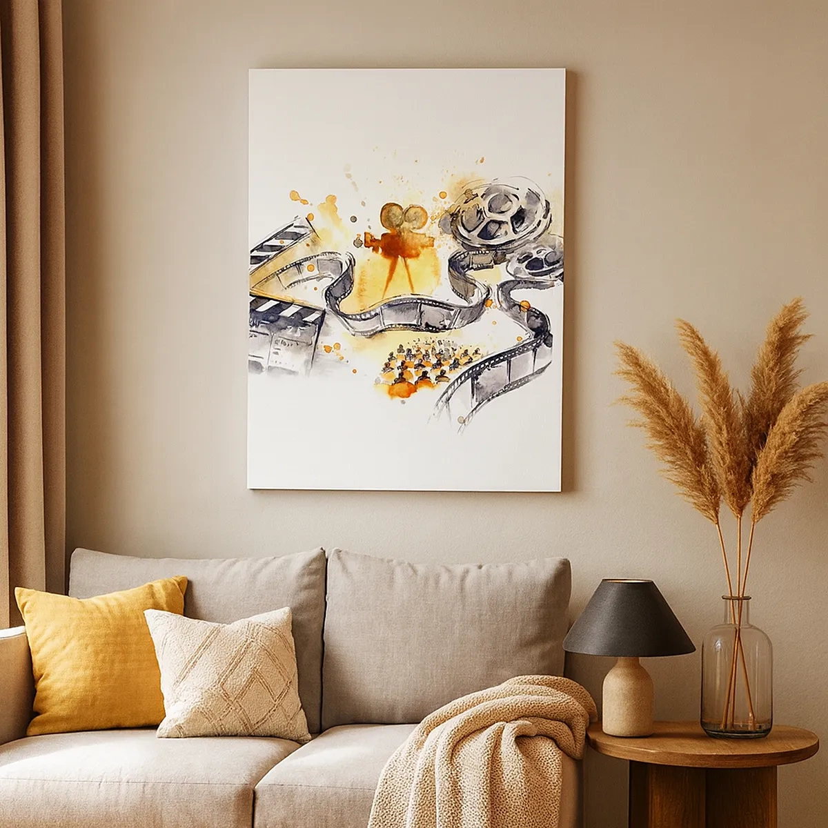 Canvastavla - Bild på duk - I drömmarnas land - 50x70 cm