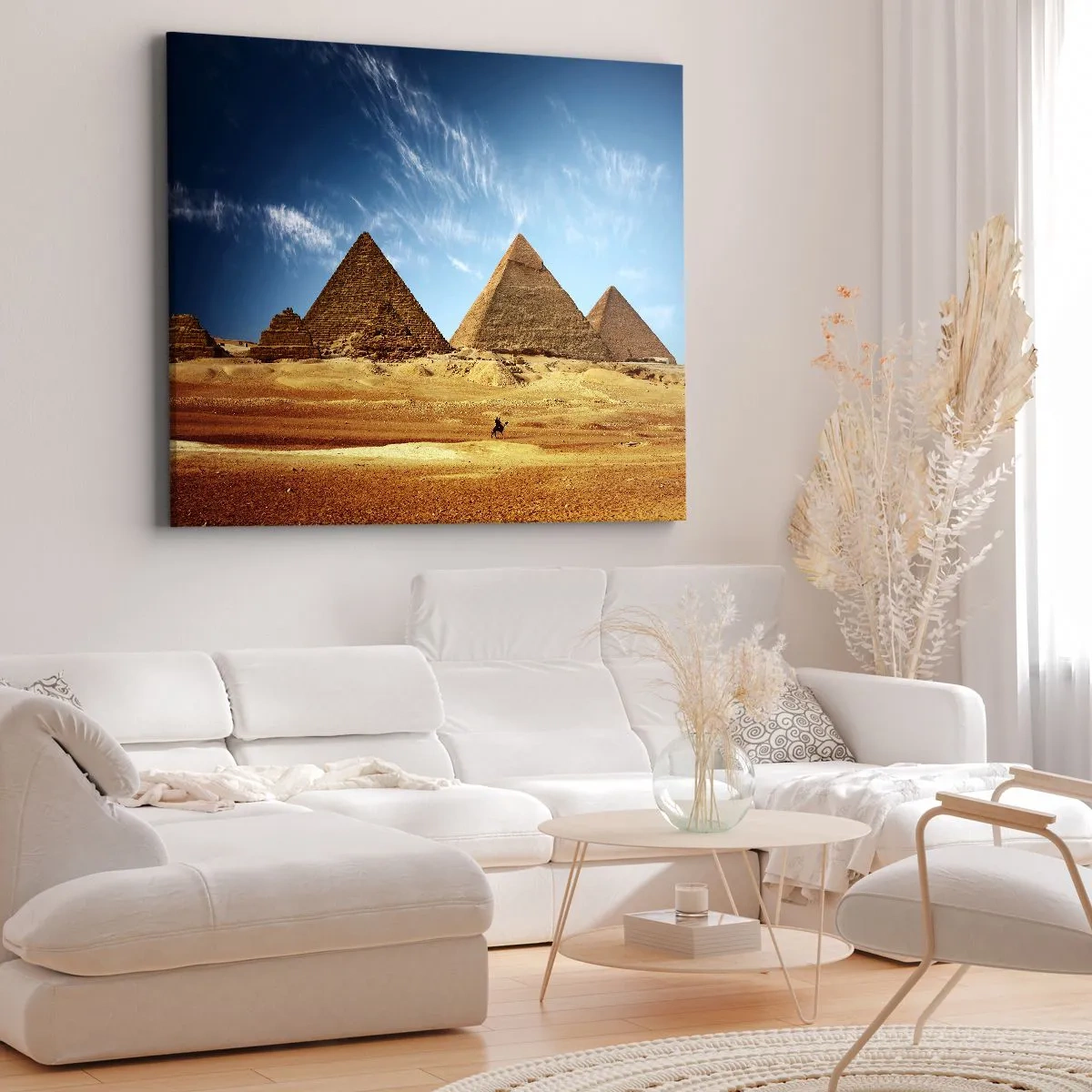 Canvastavla - Bild på duk - 40 sekler tittar på oss - 120x80 cm