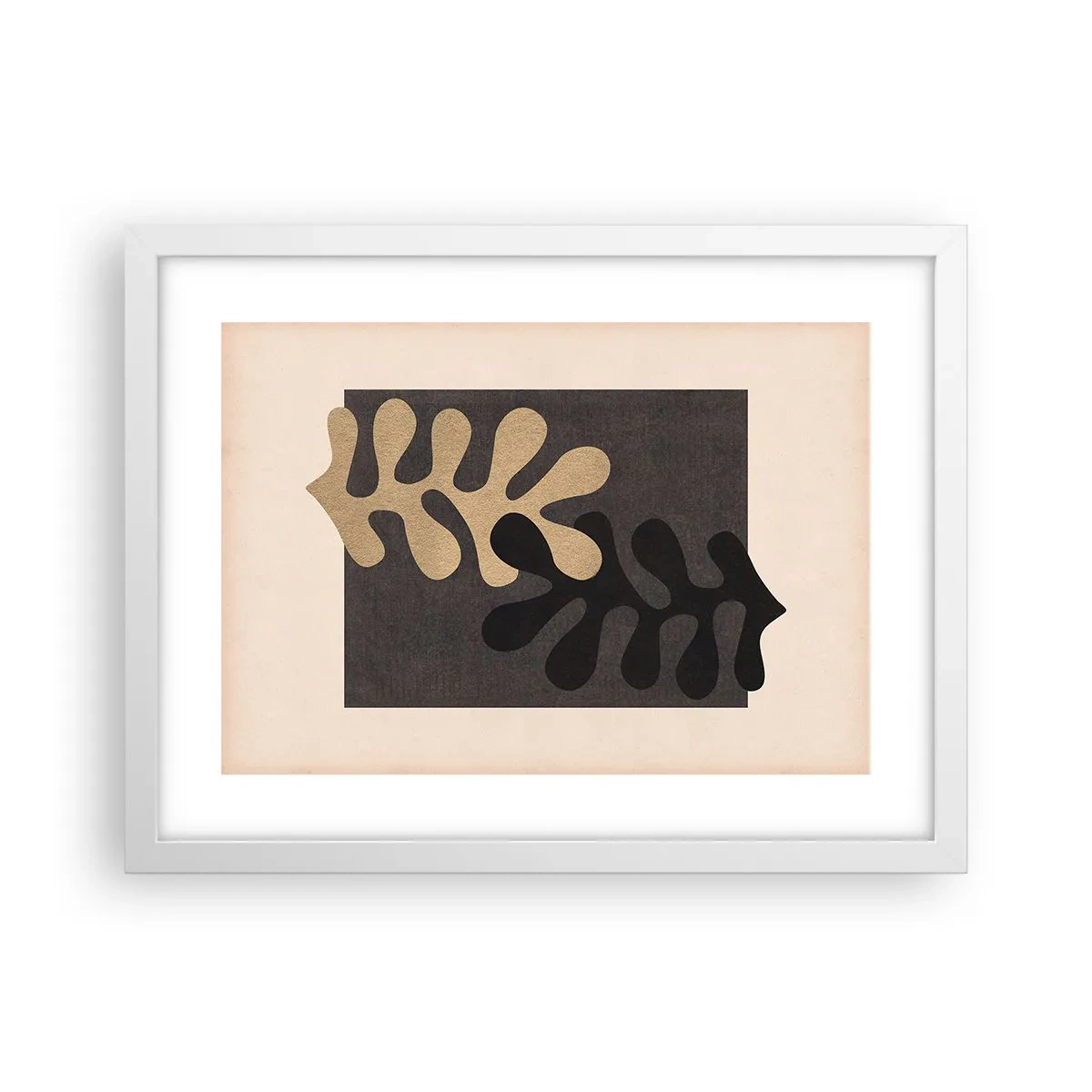 Affisch i vit ram - Brist och komplettering - 40x30 cm