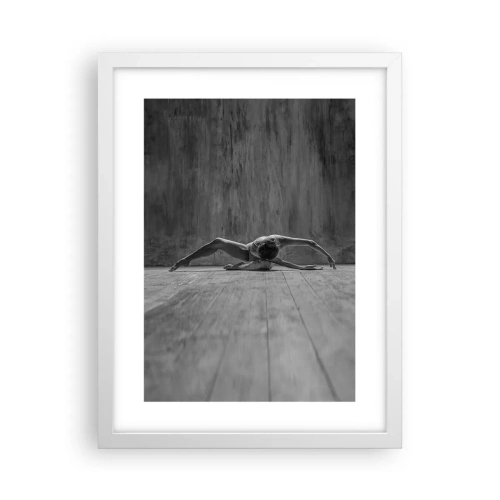 Affisch i vit ram - Upphittad symmetri - 30x40 cm