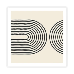 Affisch - Om en stund... - 60x60 cm