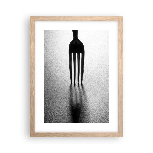 Affisch i ram av ljusek - Ljus och skugga - 30x40 cm