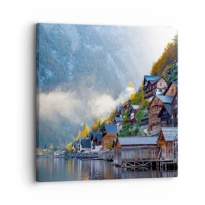Canvastavla - Bild på duk - Alpina klimat - 30x30 cm