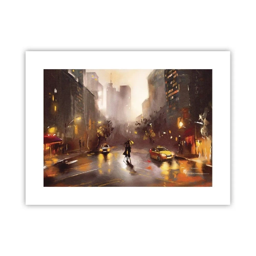 Affisch - I New Yorks ljus - 40x30 cm