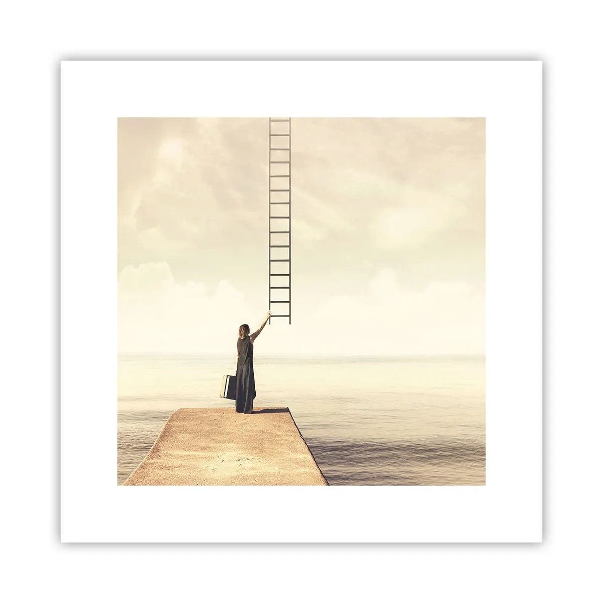 Affisch - Magisk resa - 30x30 cm