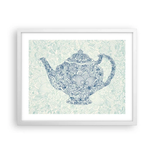 Affisch i vit ram - Techarm - 50x40 cm