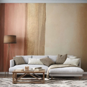 Fototapet Premium Canvas - Vertikal komposition - Abstraktion, Bit, Modern konst. - 350x256 cm