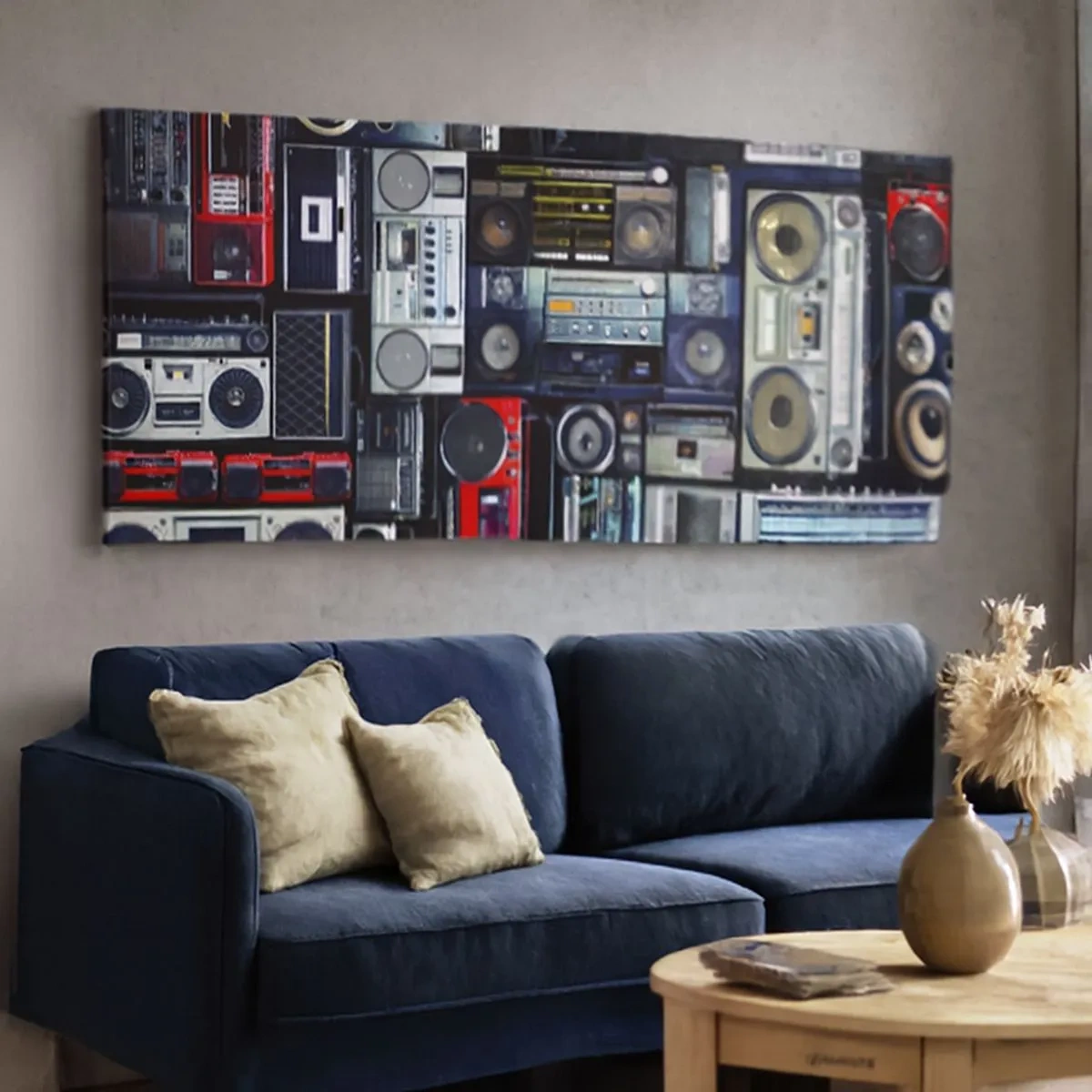 Canvastavla - Bild på duk - Längtan efter 80-talet - 100x40 cm