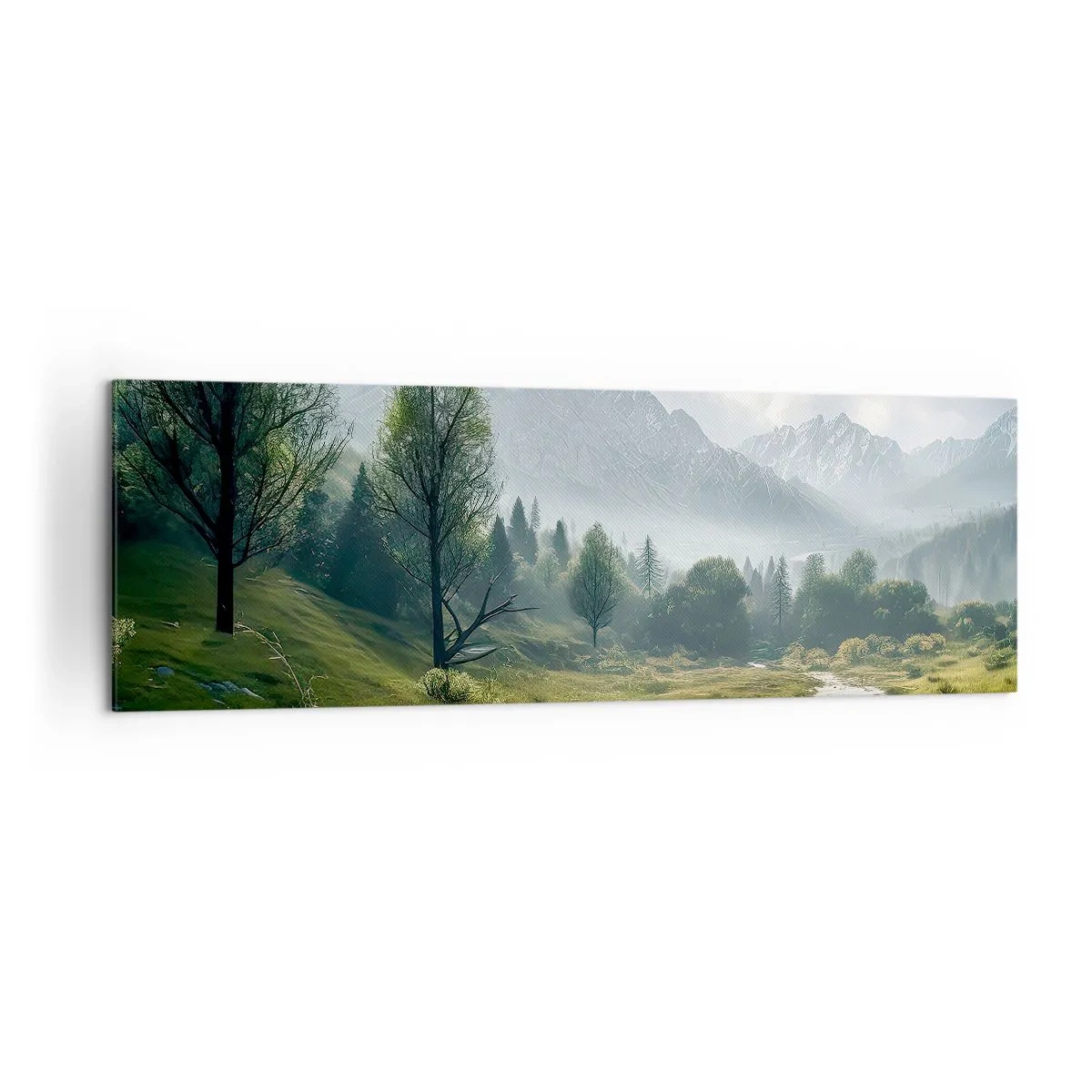Canvastavla - Bild på duk - Fram och tillbaka - 160x50 cm