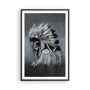 Affisch i svart ram - Tillbaka till rötterna - 61x91 cm