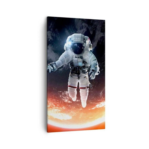 Canvastavla - Bild på duk - Får jag stanna en stund till? - 45x80 cm
