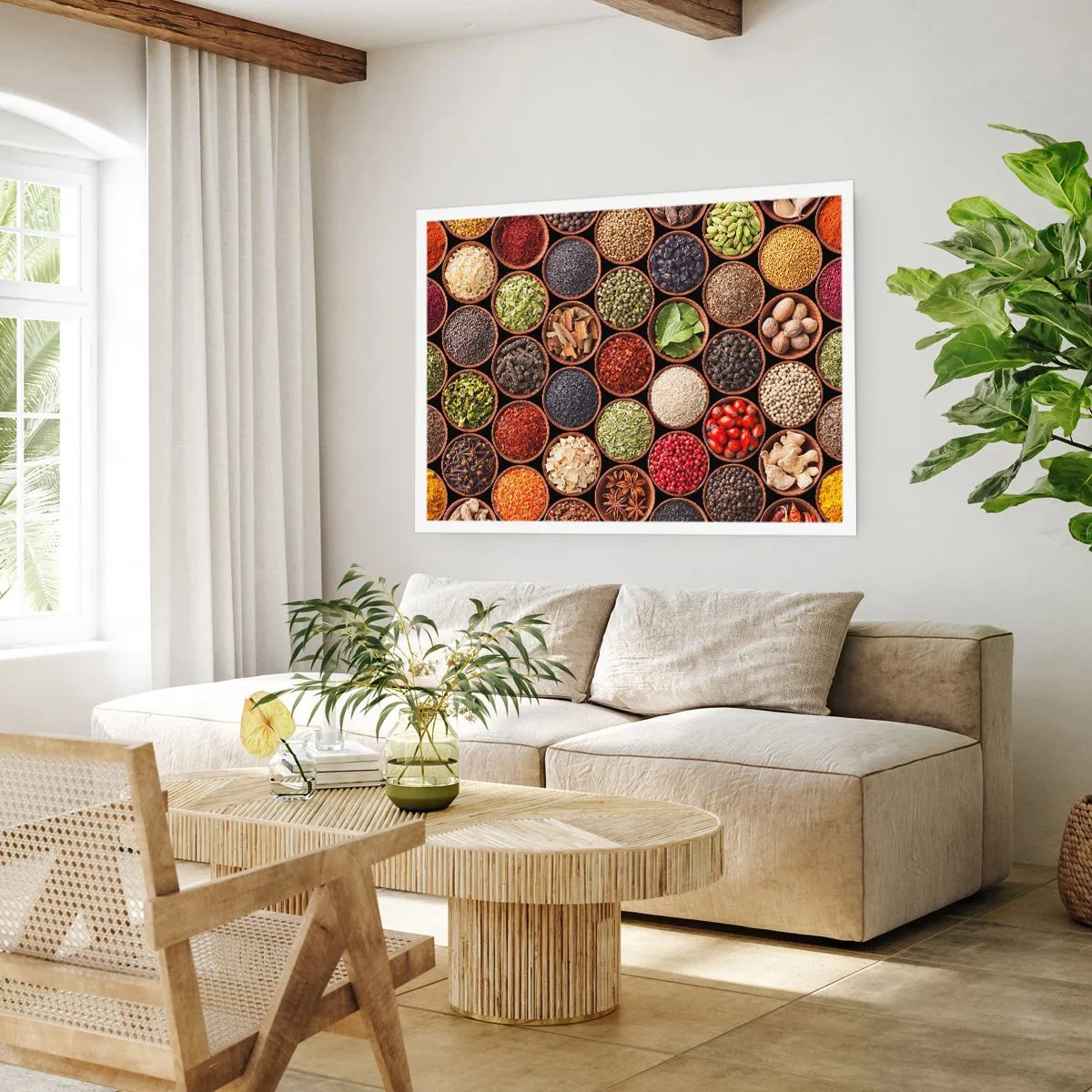 Affisch - Världens alla smaker - 70x50 cm